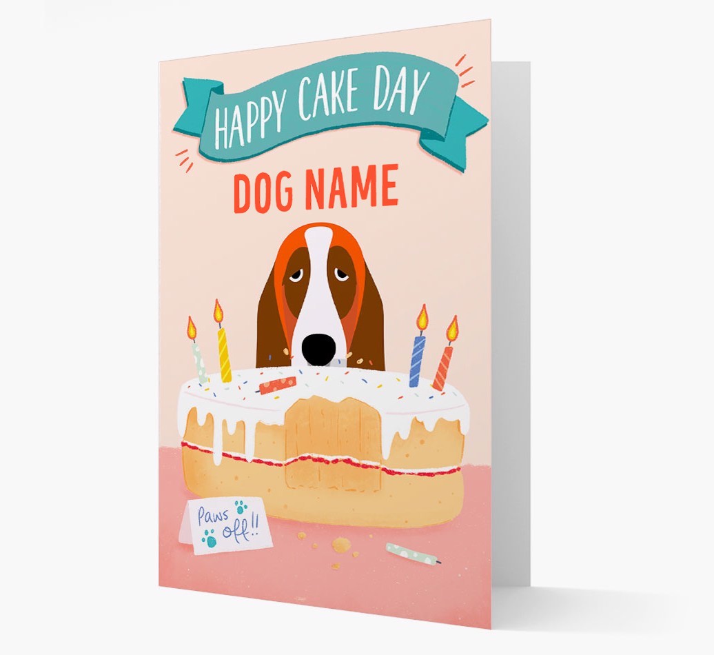Happy Cake Day: Personalised {breedFullName} Card