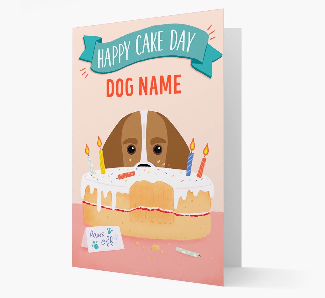 Happy Cake Day: Personalised {breedFullName} Card