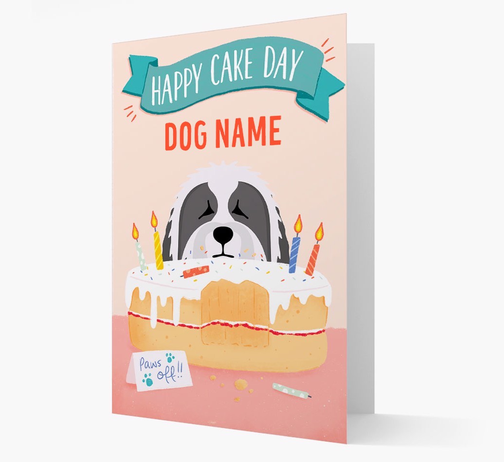 Happy Cake Day: Personalised {breedFullName} Card