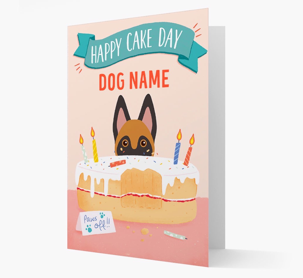 Happy Cake Day: Personalised {breedFullName} Card