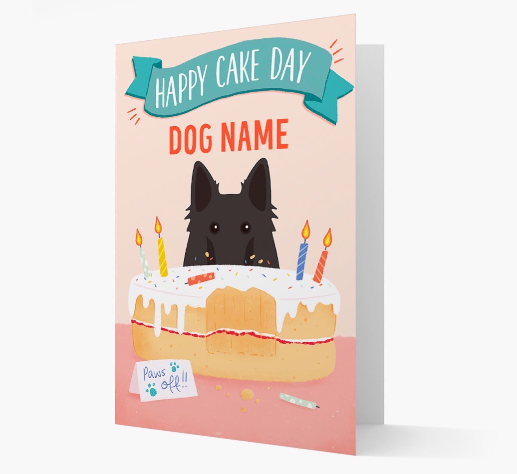 Happy Cake Day: Personalised {breedFullName} Card