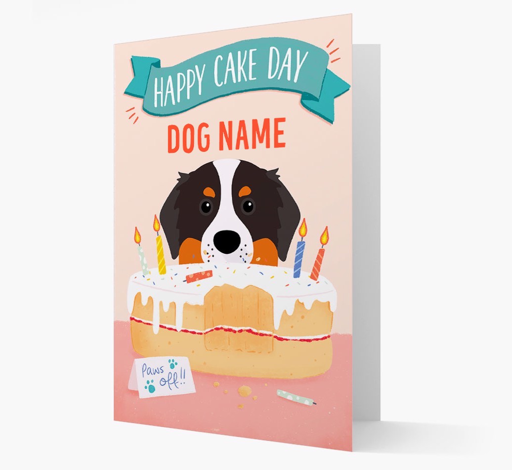 Happy Cake Day: Personalised {breedFullName} Card