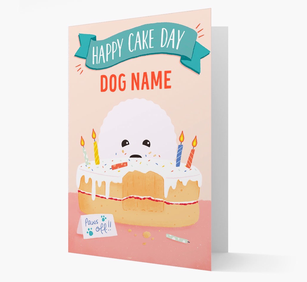 Happy Cake Day: Personalised {breedFullName} Card