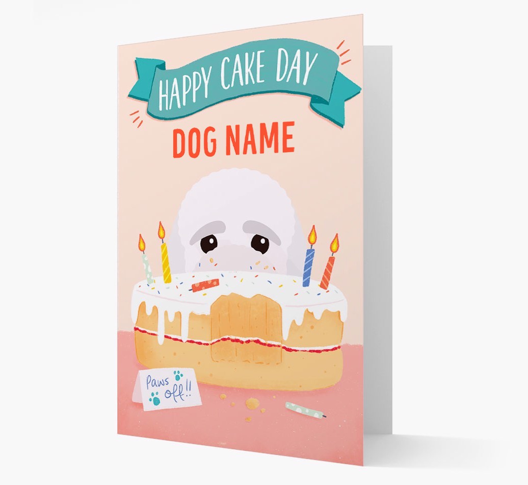 Happy Cake Day: Personalised {breedFullName} Card