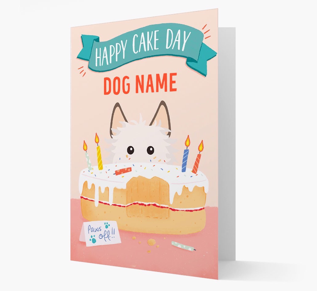 Happy Cake Day: Personalized {breedFullName} Card