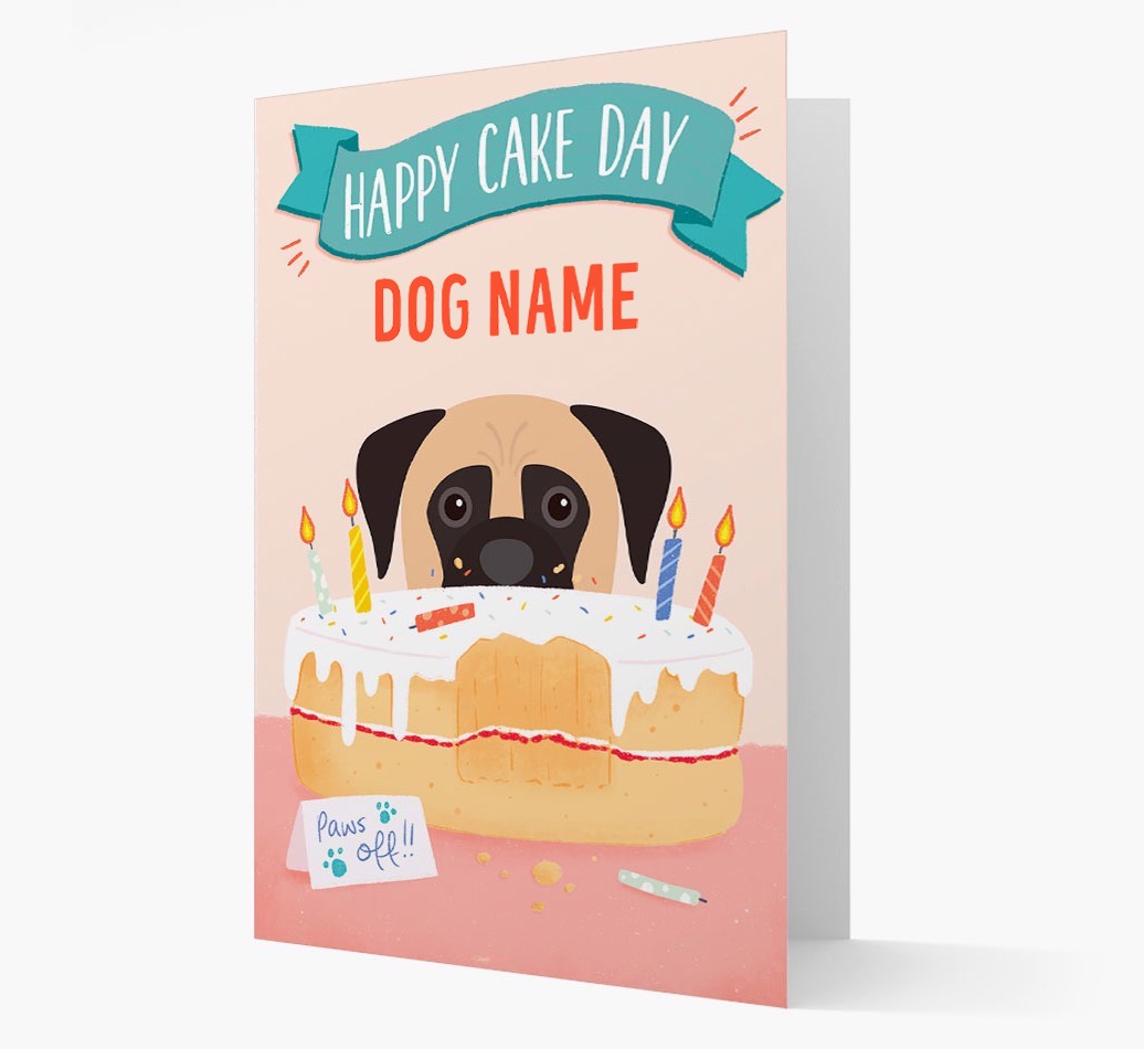 Happy Cake Day: Personalised {breedFullName} Card