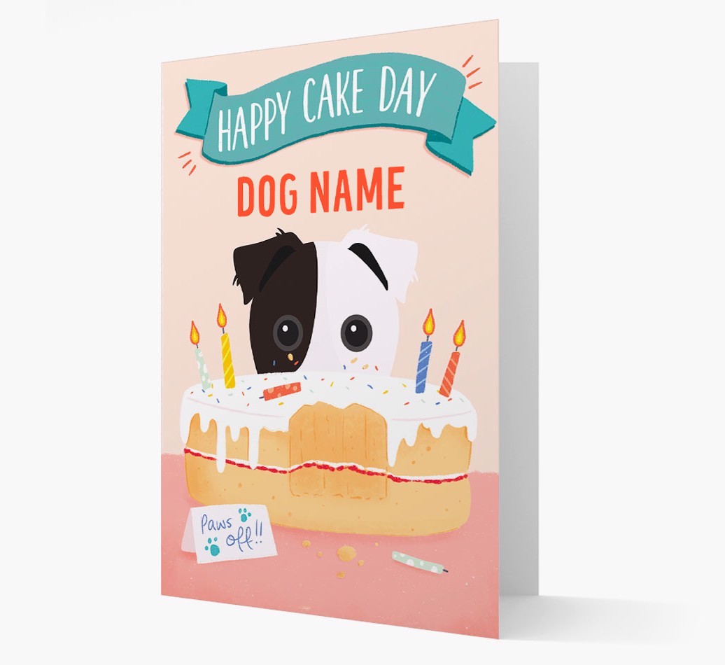 Happy Cake Day: Personalised {breedFullName} Card