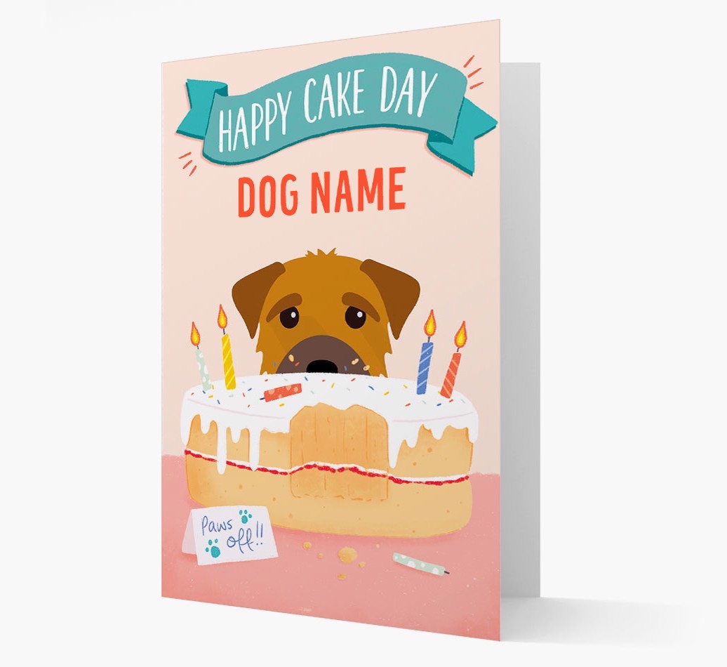 Happy Cake Day: Personalised {breedFullName} Card