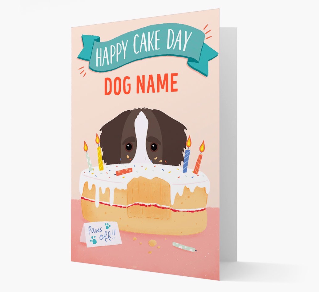 Happy Cake Day: Personalised {breedFullName} Card