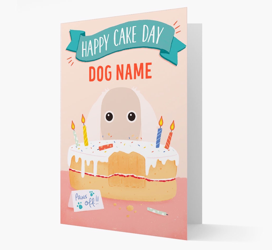 Happy Cake Day: Personalised {breedFullName} Card