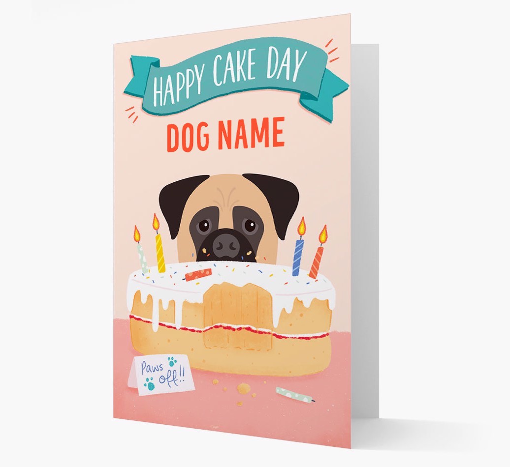 Happy Cake Day: Personalised {breedFullName} Card
