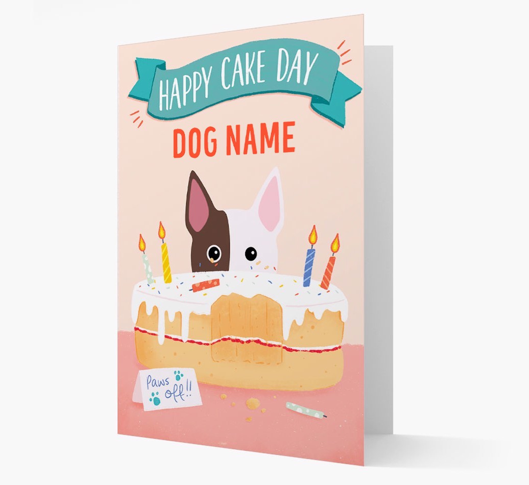 Happy Cake Day: Personalised {breedFullName} Card