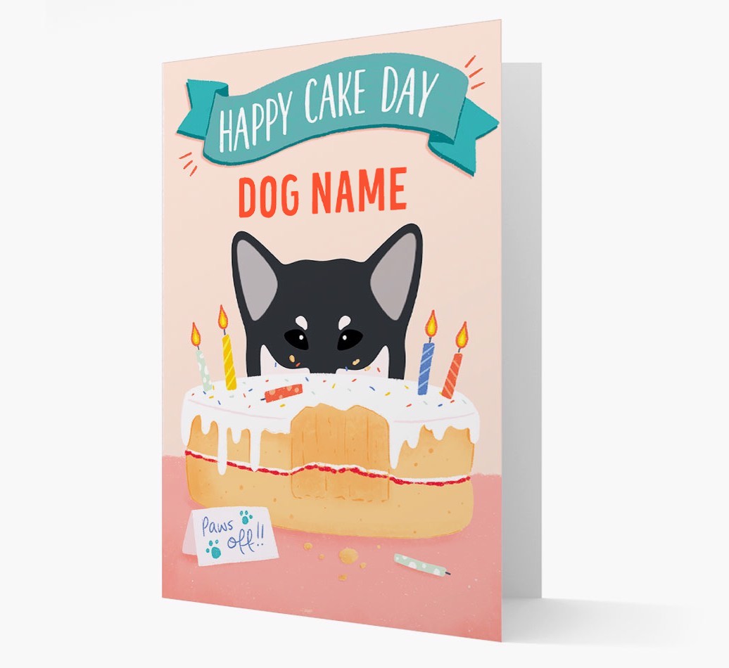 Happy Cake Day: Personalised {breedFullName} Card