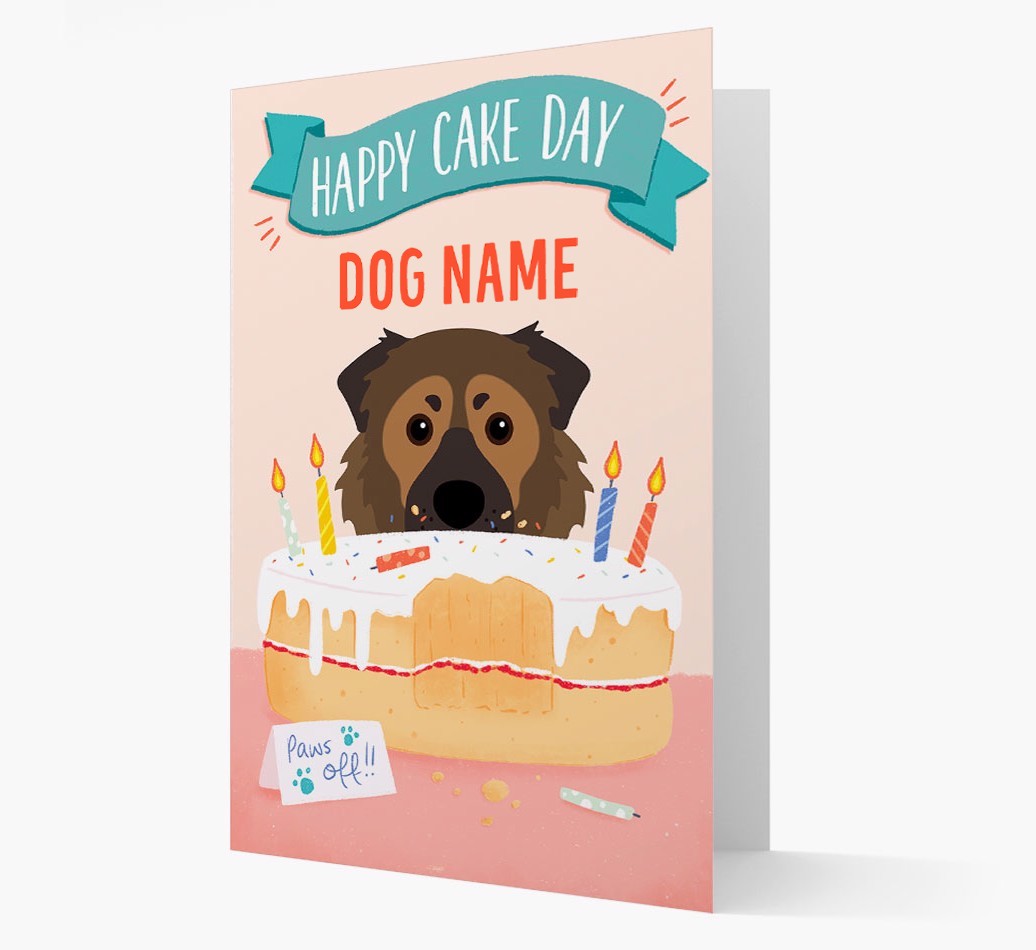 Happy Cake Day: Personalized {breedFullName} Card