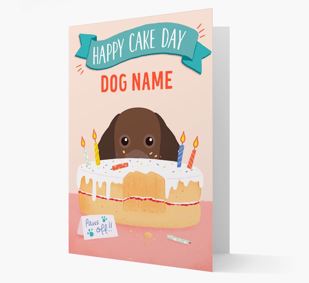 Happy Cake Day: Personalised {breedFullName} Card