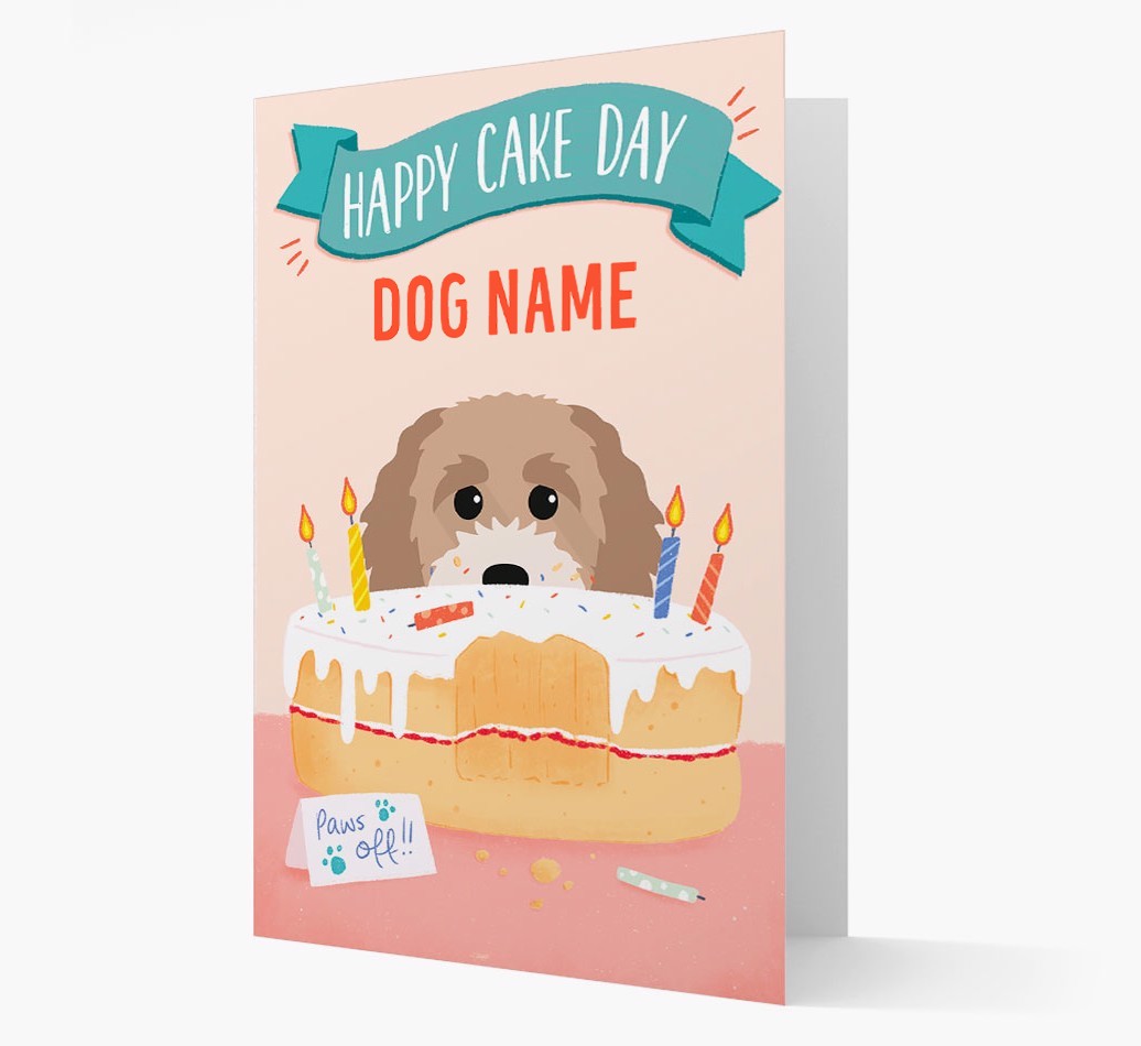 Happy Cake Day: Personalised {breedFullName} Card