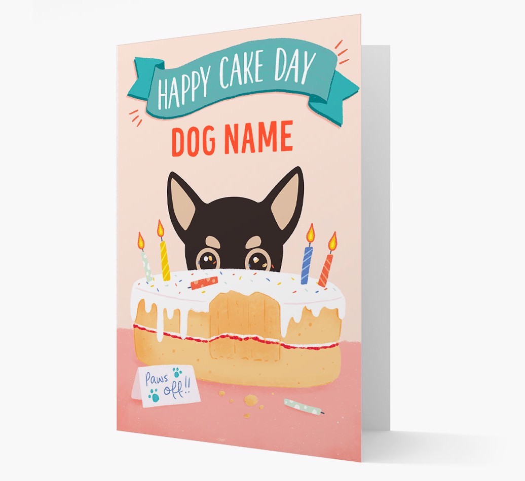 Happy Cake Day: Personalised {breedFullName} Card