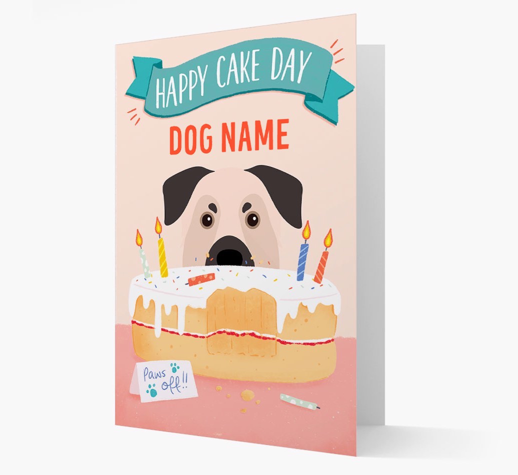Happy Cake Day: Personalised {breedFullName} Card
