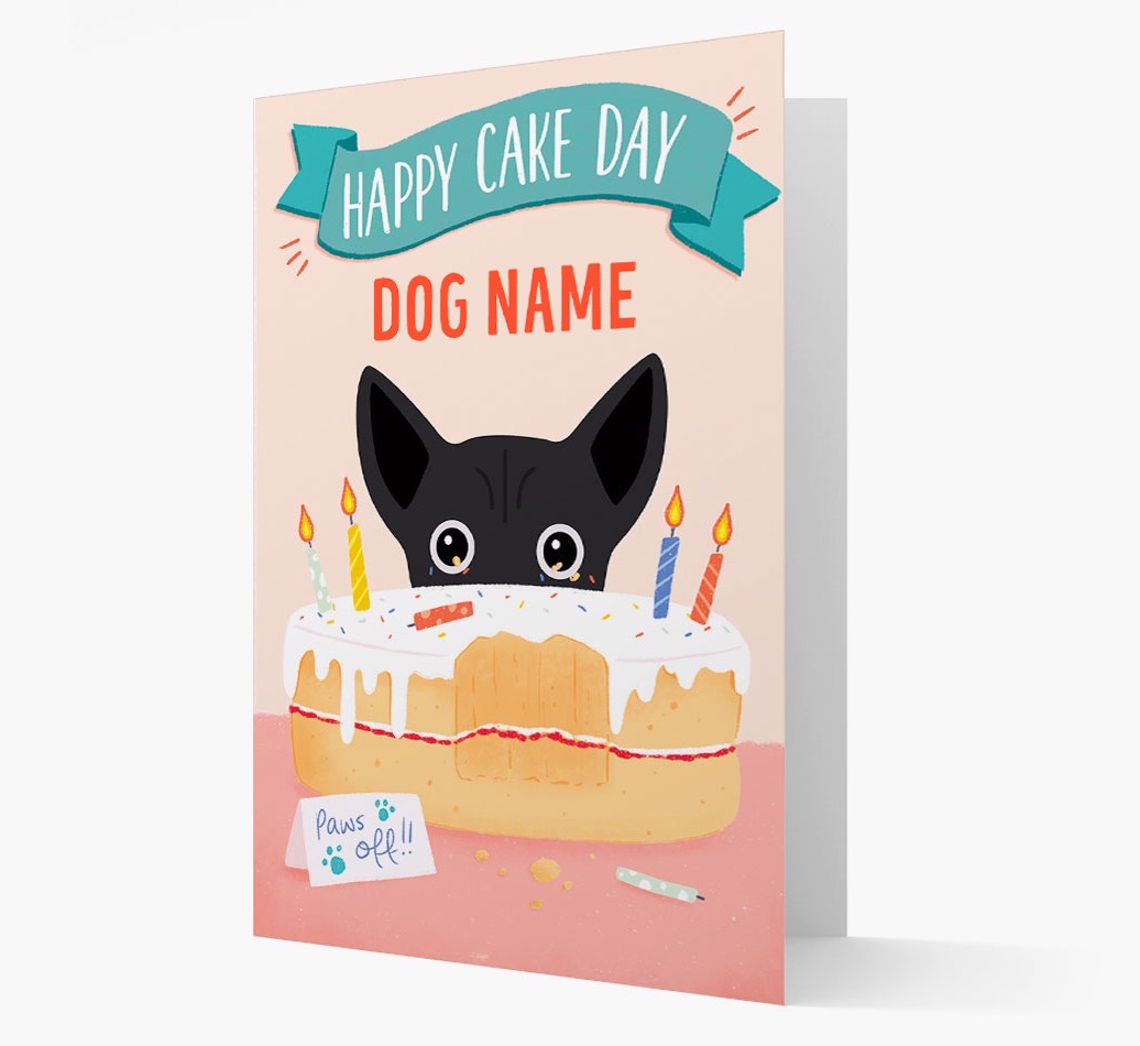 Happy Cake Day: Personalised {breedFullName} Card