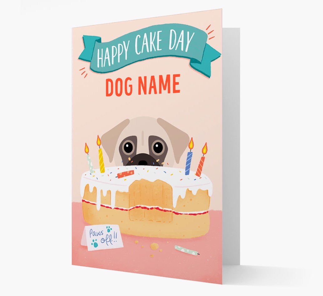 Happy Cake Day: Personalised {breedFullName} Card