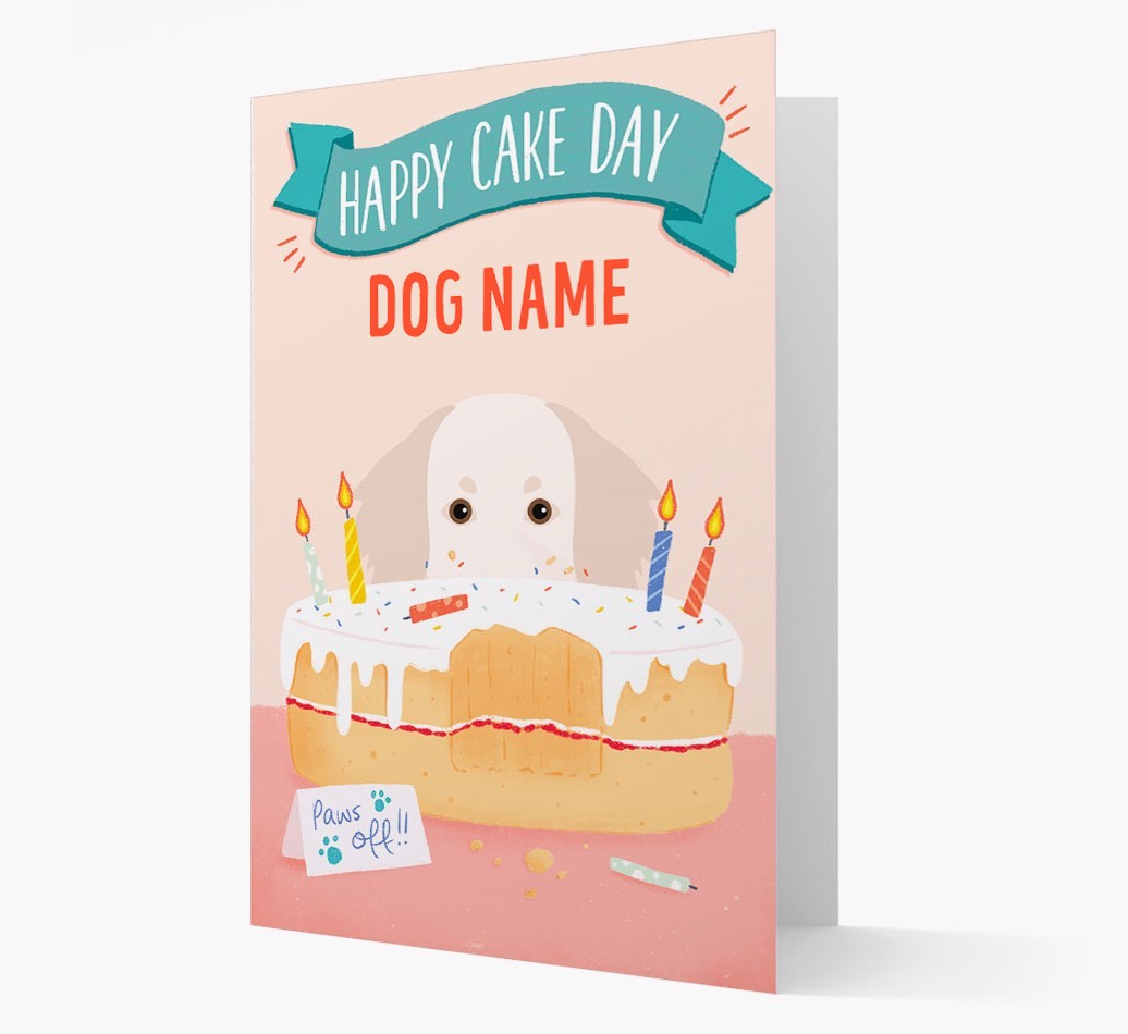 Happy Cake Day: Personalized {breedFullName} Card