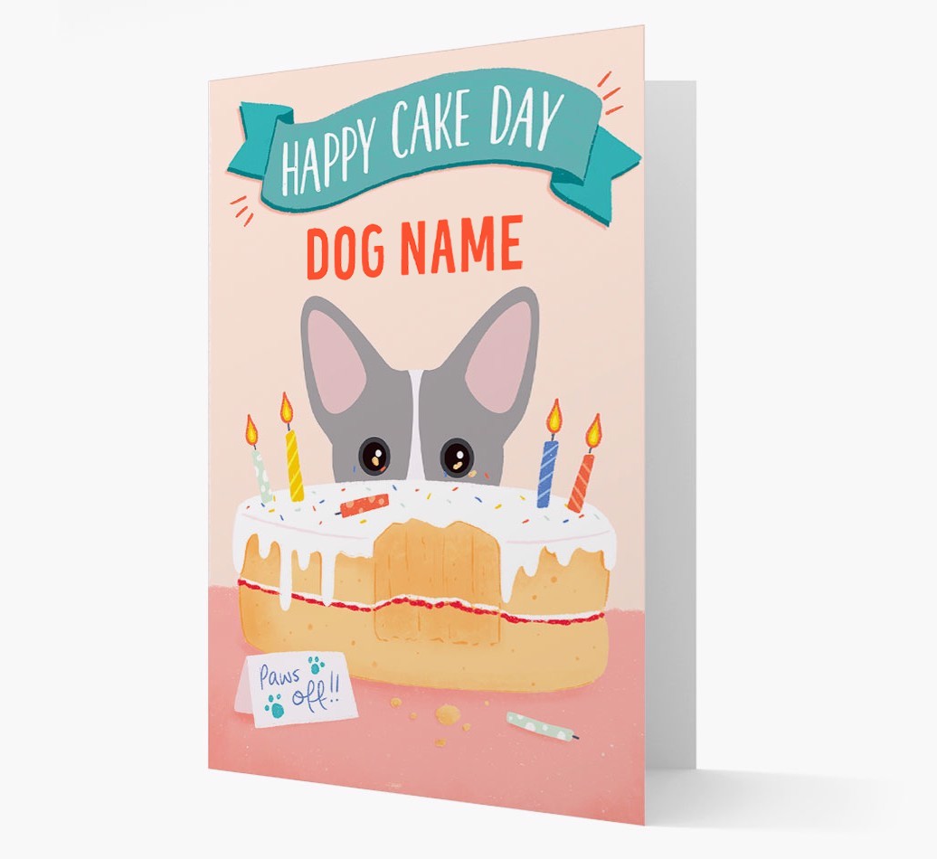 Happy Cake Day: Personalised {breedFullName} Card