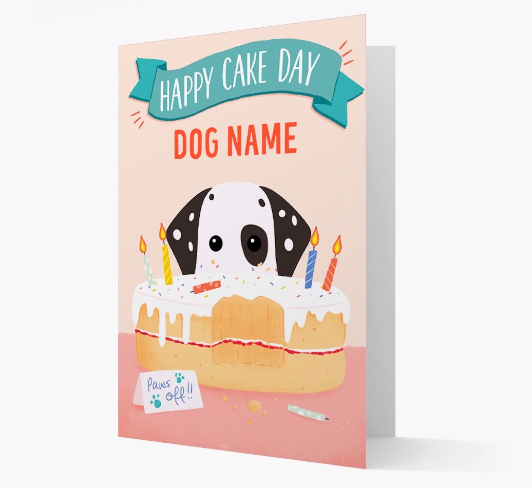 Happy Cake Day: Personalised {breedFullName} Card