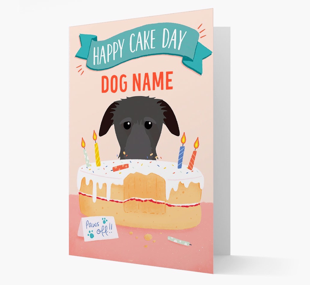 Happy Cake Day: Personalised {breedFullName} Card