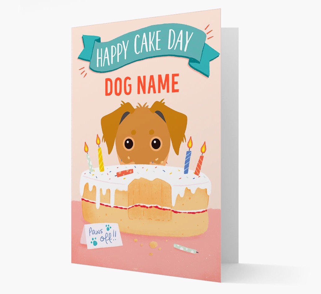 Happy Cake Day: Personalised {breedFullName} Card
