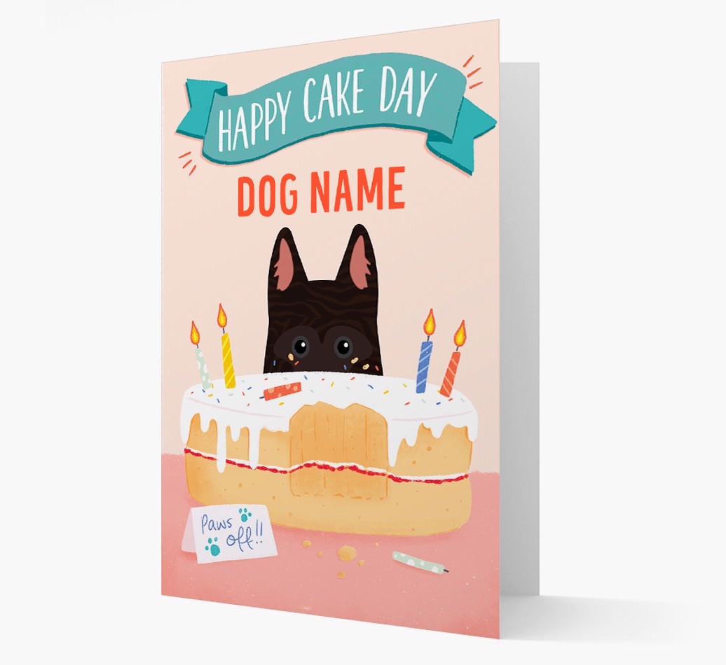 Happy Cake Day: Personalised {breedFullName} Card