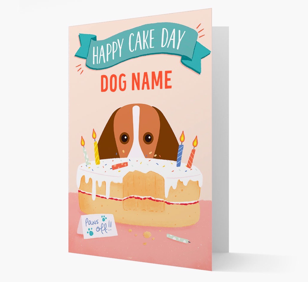 Happy Cake Day: Personalised {breedFullName} Card