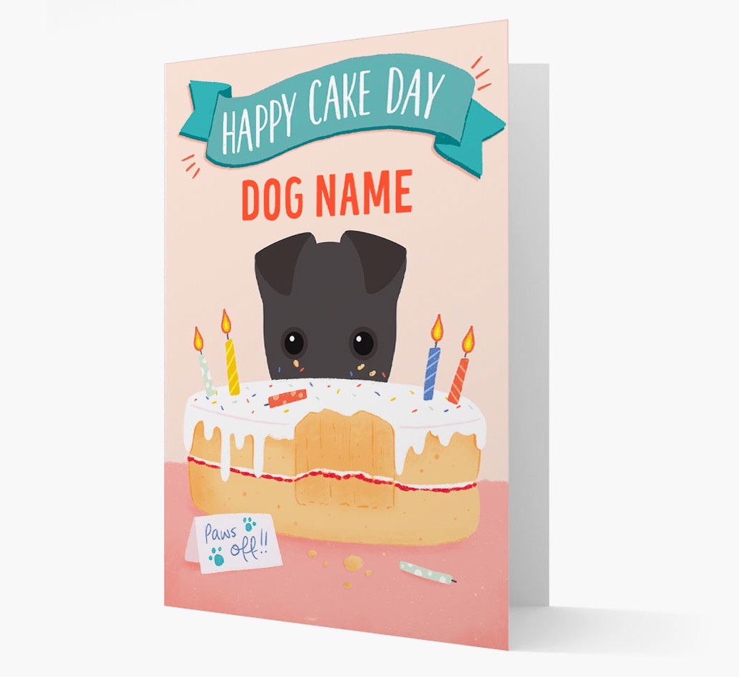 Happy Cake Day: Personalised {breedFullName} Card