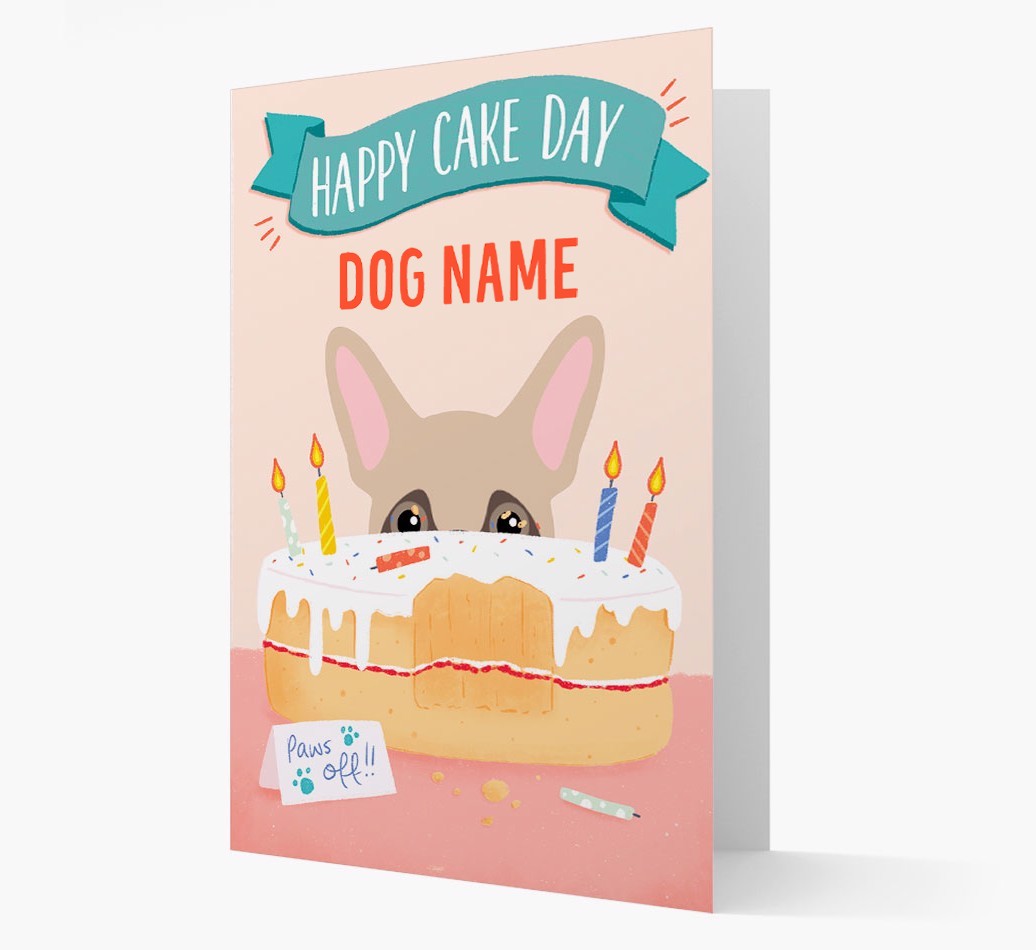 Happy Cake Day: Personalised {breedFullName} Card