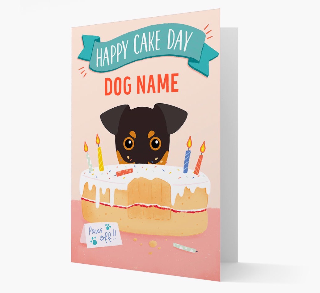 Happy Cake Day: Personalised {breedFullName} Card