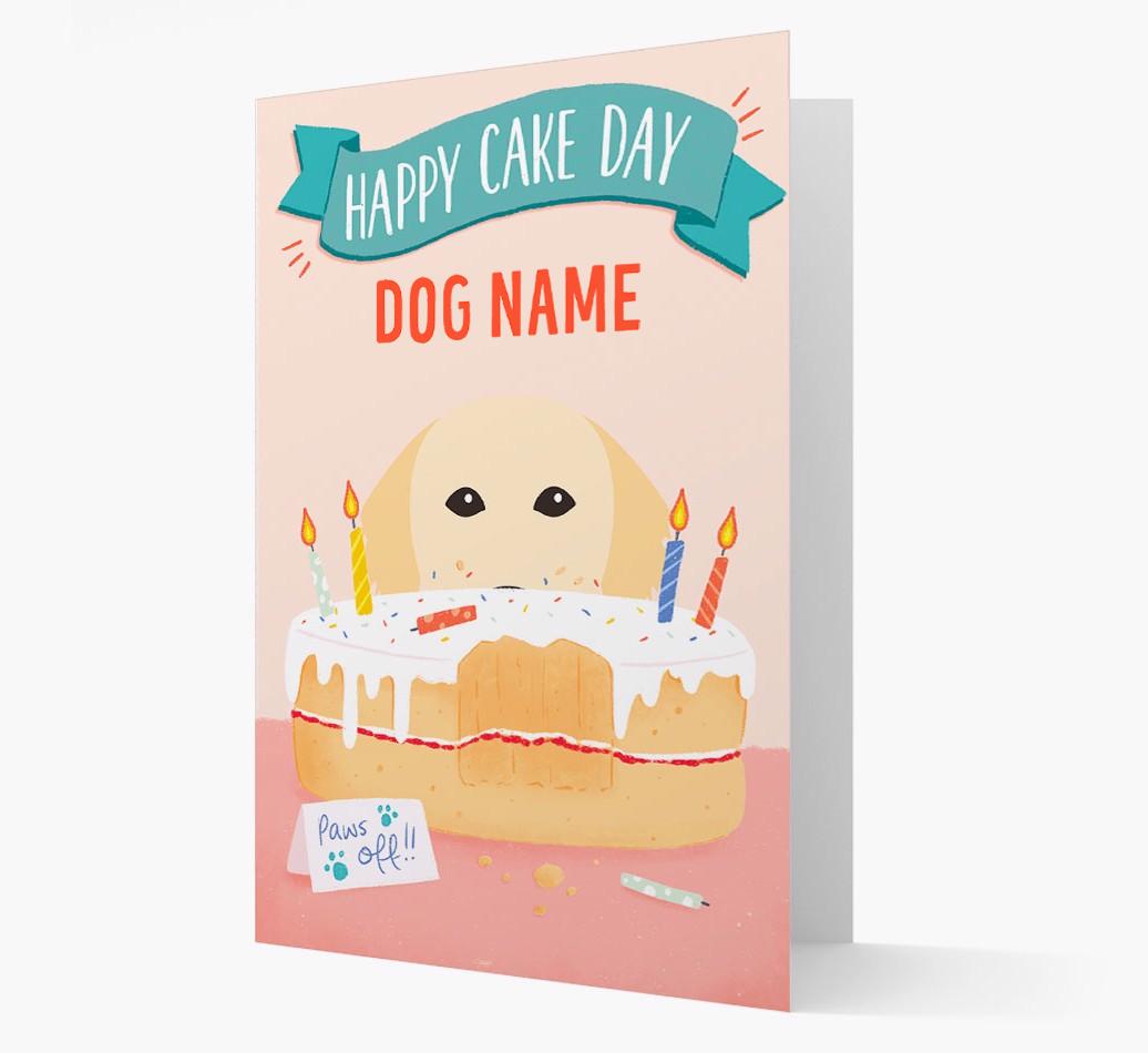 Happy Cake Day: Personalized {breedFullName} Card