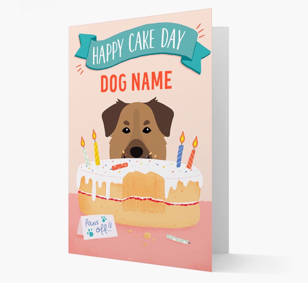 Happy Cake Day: Personalised {breedFullName} Card