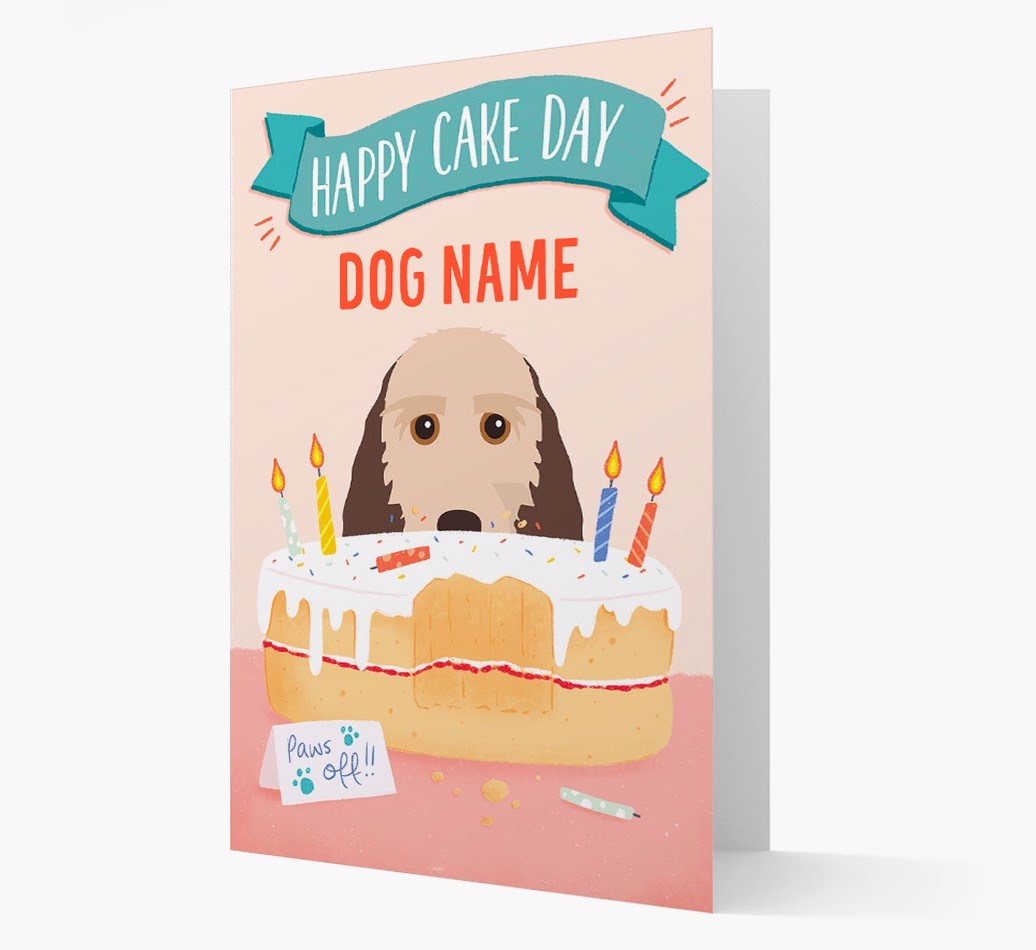 Happy Cake Day: Personalised {breedFullName} Card