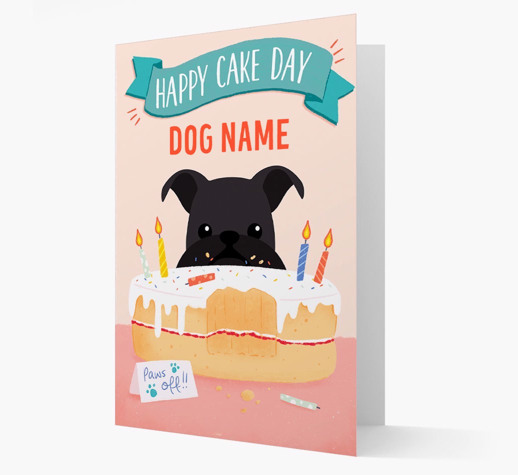 Happy Cake Day: Personalised {breedFullName} Card