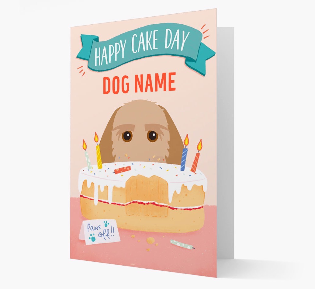Happy Cake Day: Personalised {breedFullName} Card