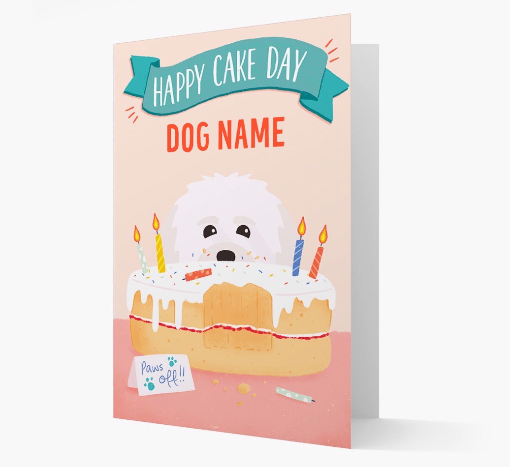 Happy Cake Day: Personalised {breedFullName} Card