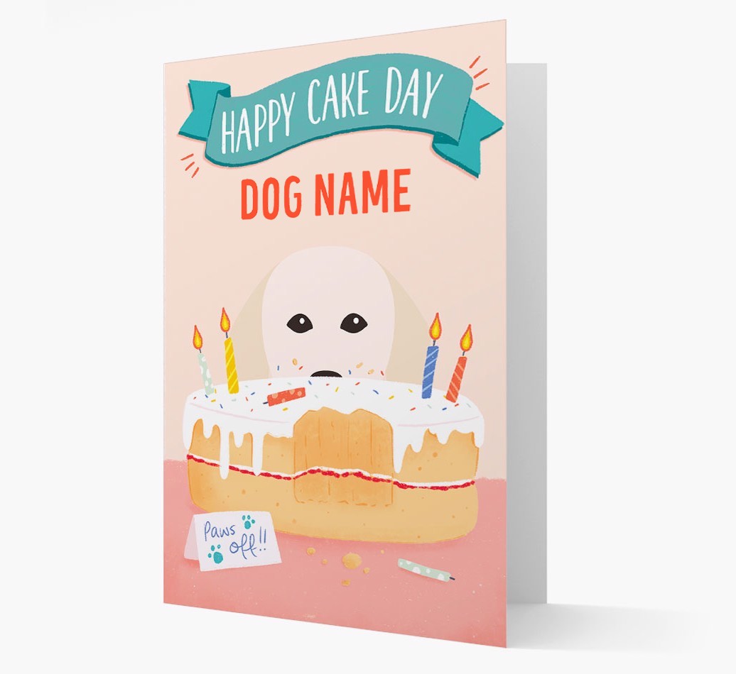 Happy Cake Day: Personalised {breedFullName} Card