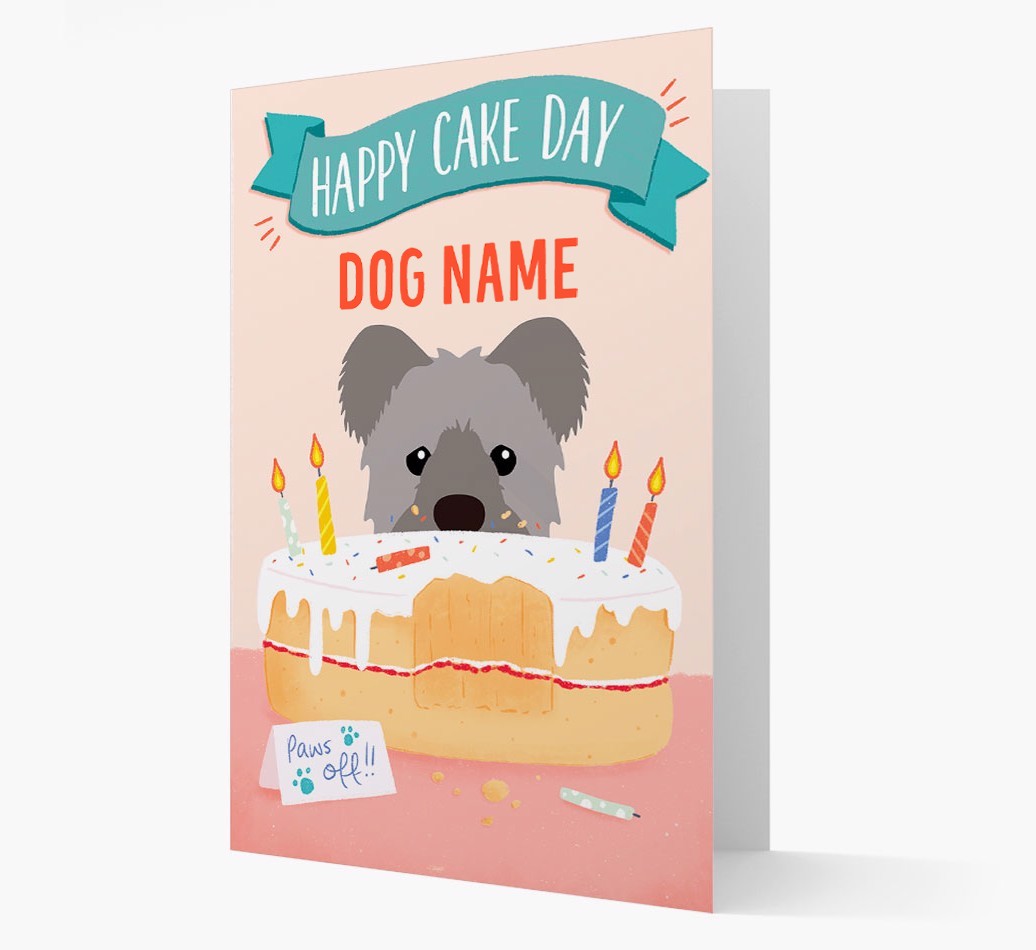 Happy Cake Day: Personalised {breedFullName} Card
