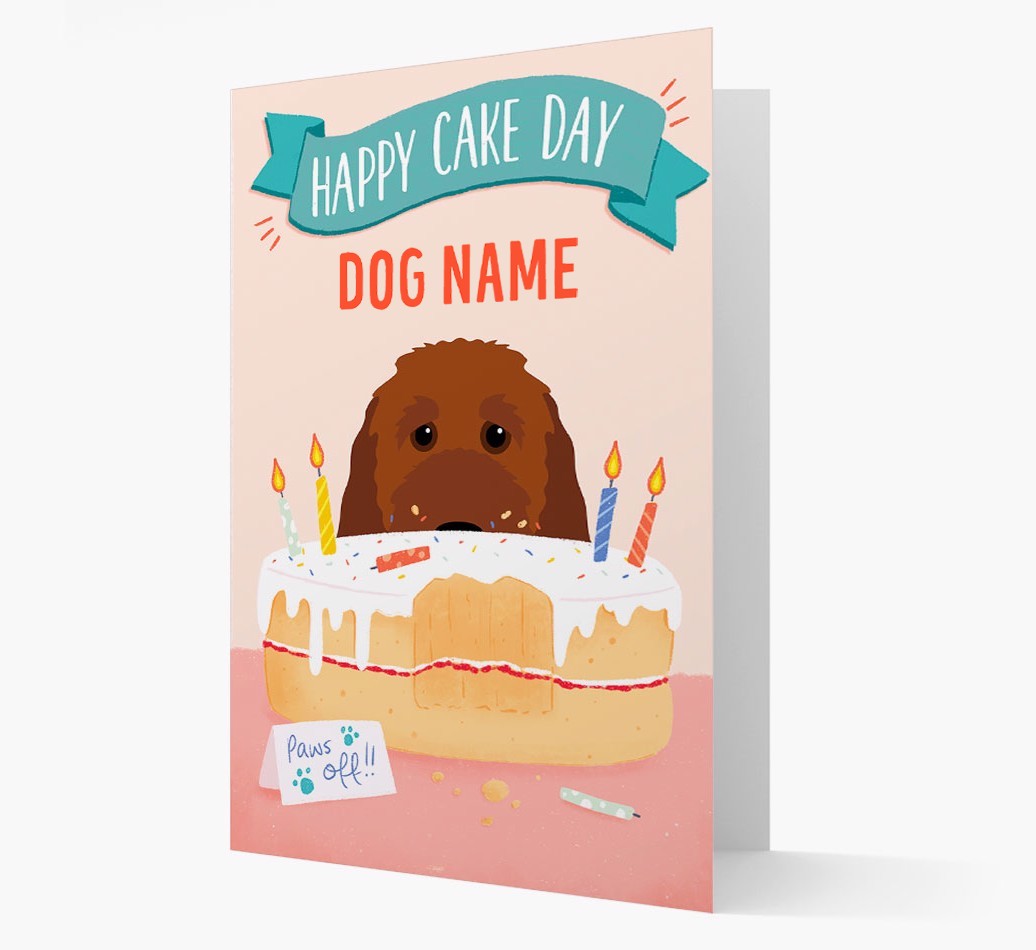 Happy Cake Day: Personalised {breedFullName} Card