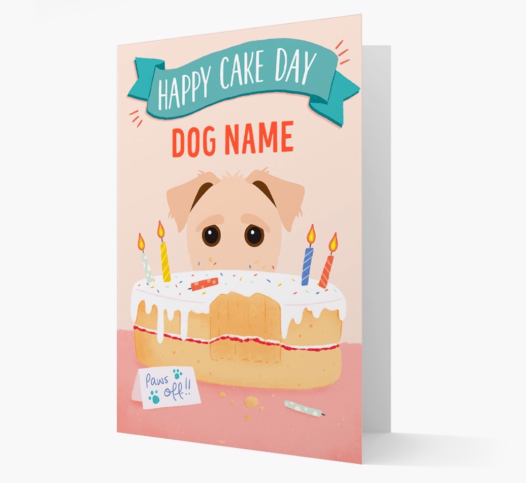 Happy Cake Day: Personalised {breedFullName} Card