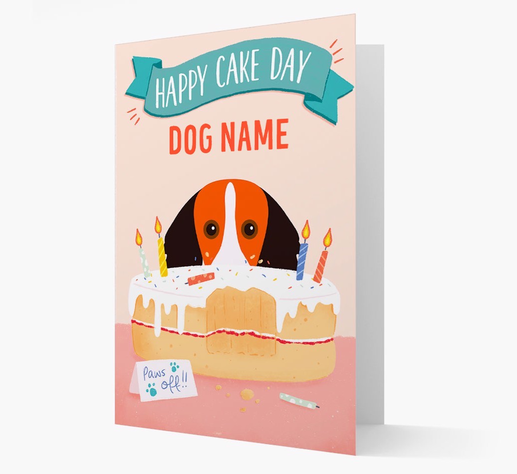 Happy Cake Day: Personalised {breedFullName} Card
