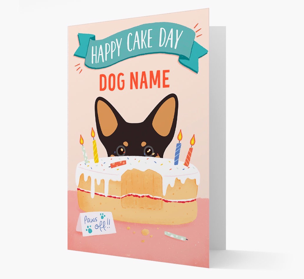 Happy Cake Day: Personalised {breedFullName} Card