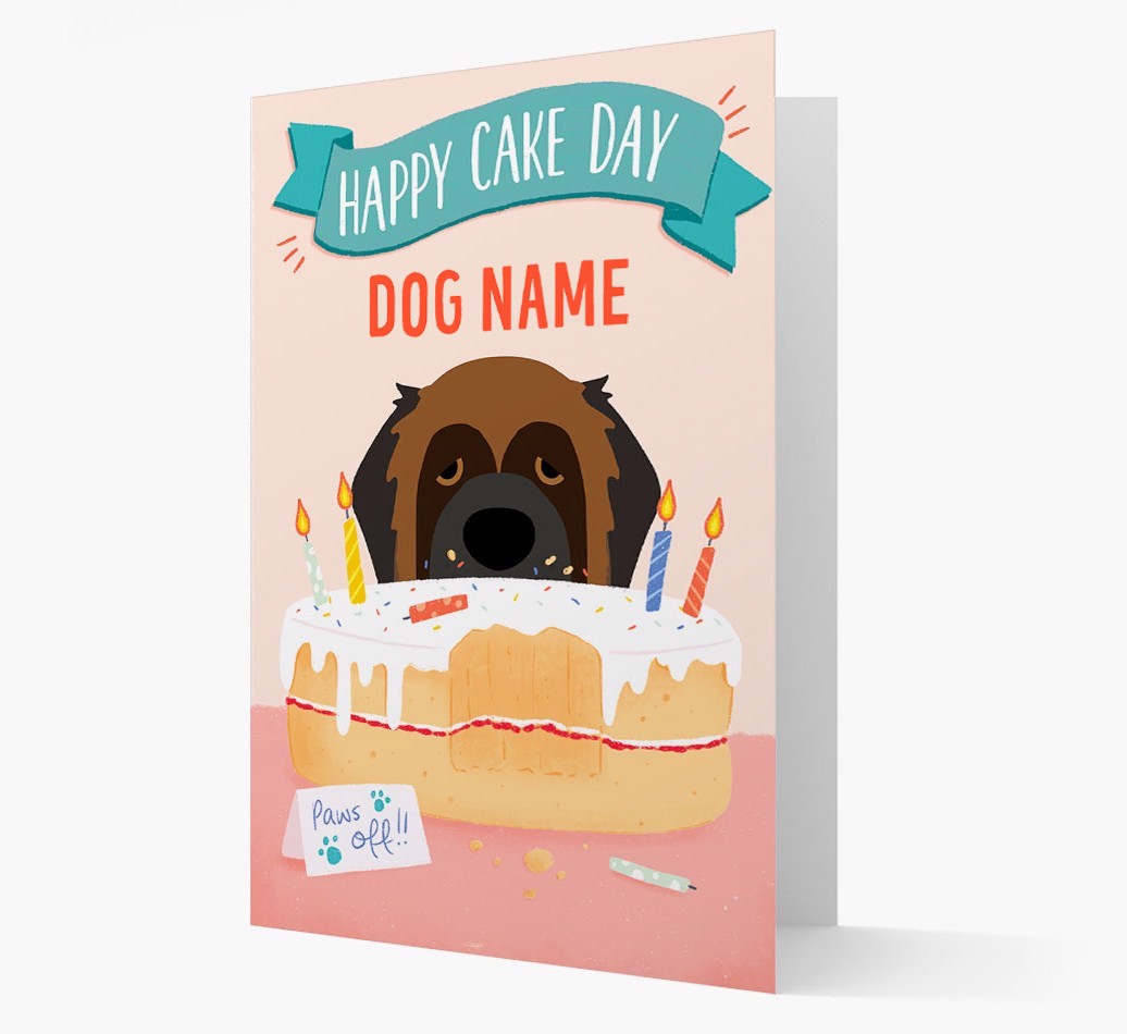 Happy Cake Day: Personalised {breedFullName} Card