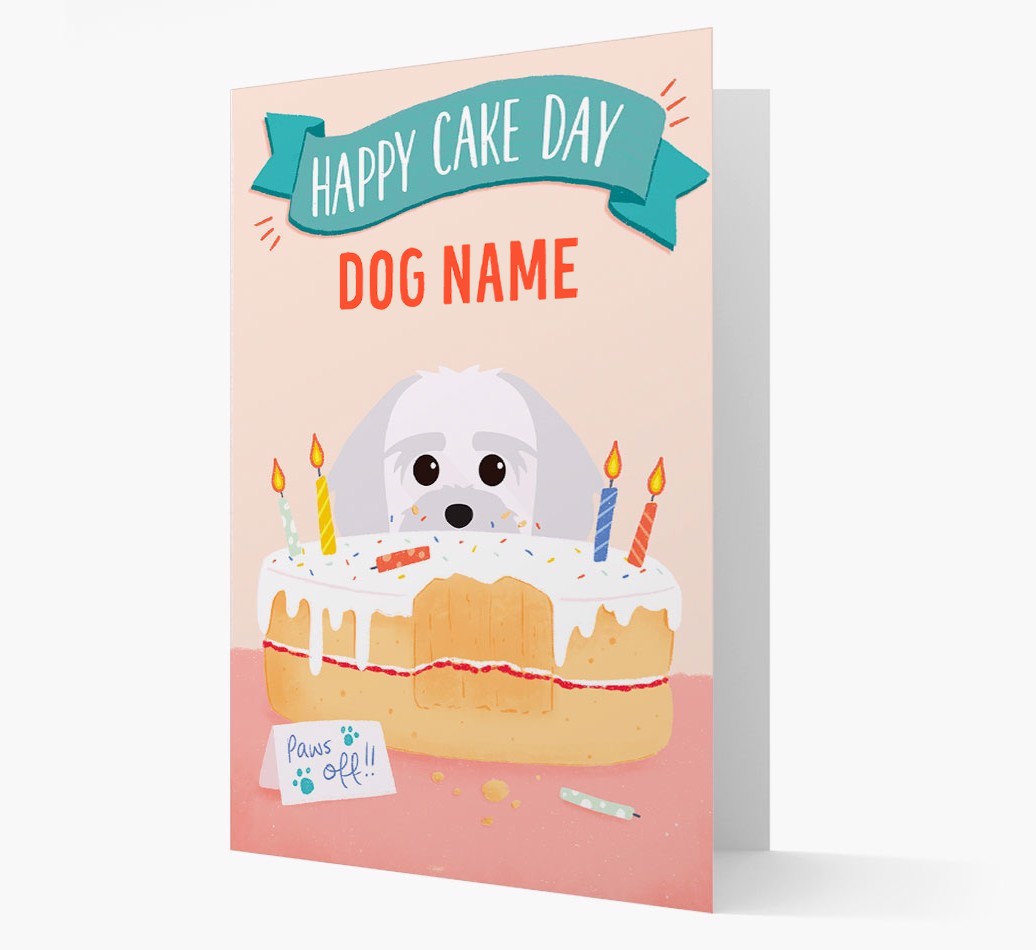 Happy Cake Day: Personalised {breedFullName} Card