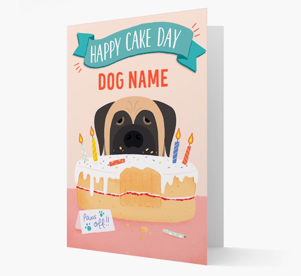 Happy Cake Day: Personalised {breedFullName} Card
