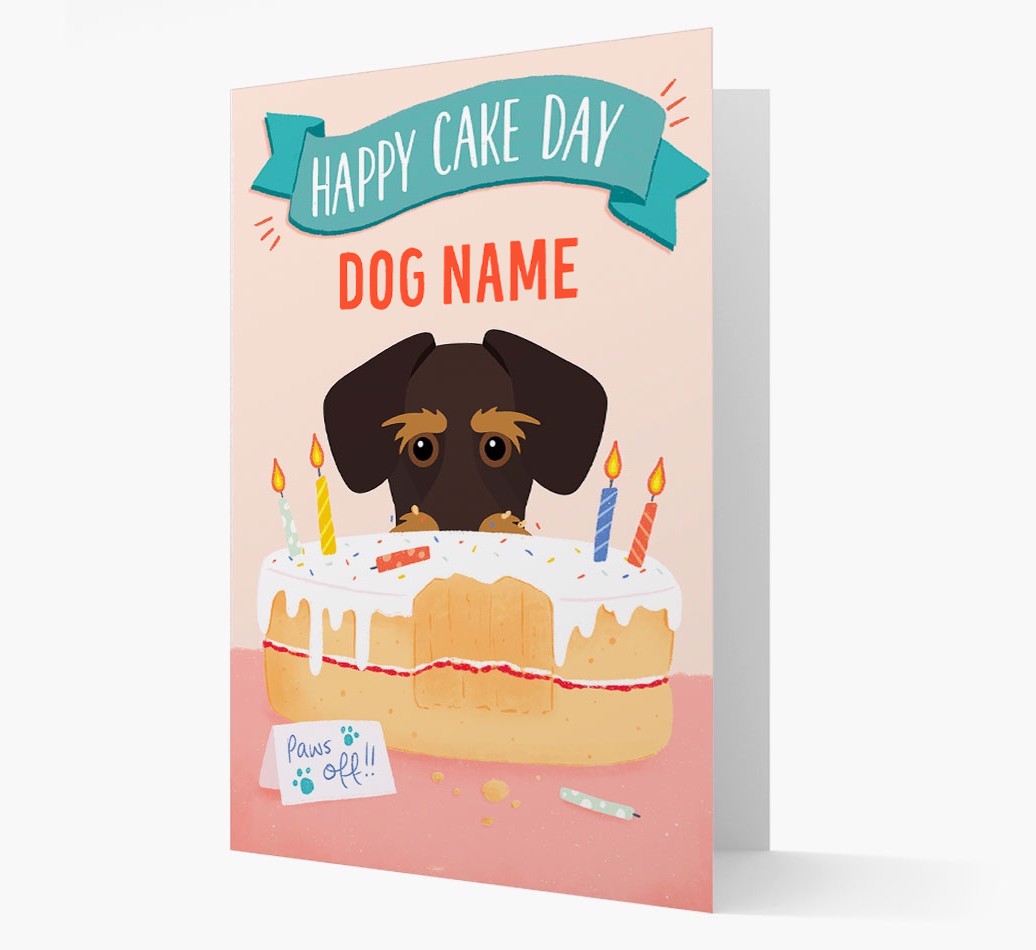 Happy Cake Day: Personalised {breedFullName} Card